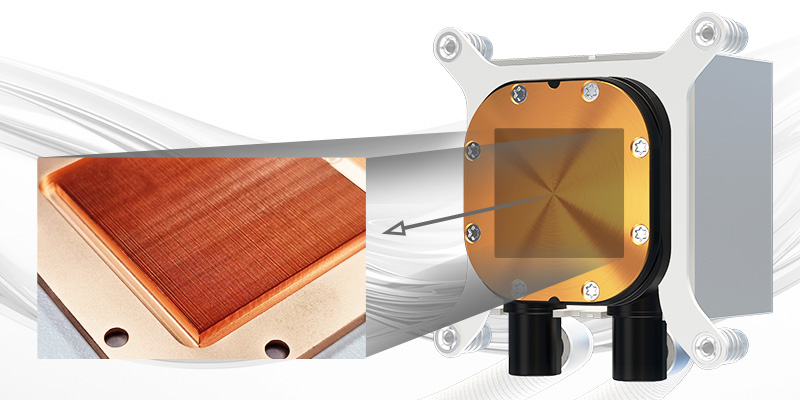 Optimized Recessed Microfin Array